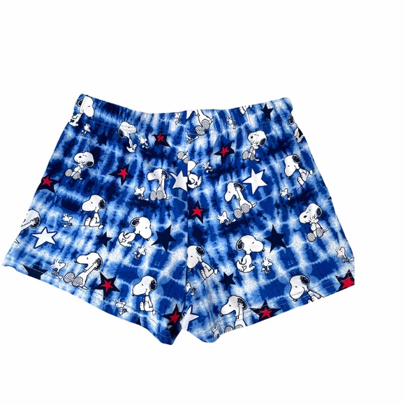 Peanuts Snoopy Ice Cream Pajama Set, Red, Blue - Picture 7 of 14